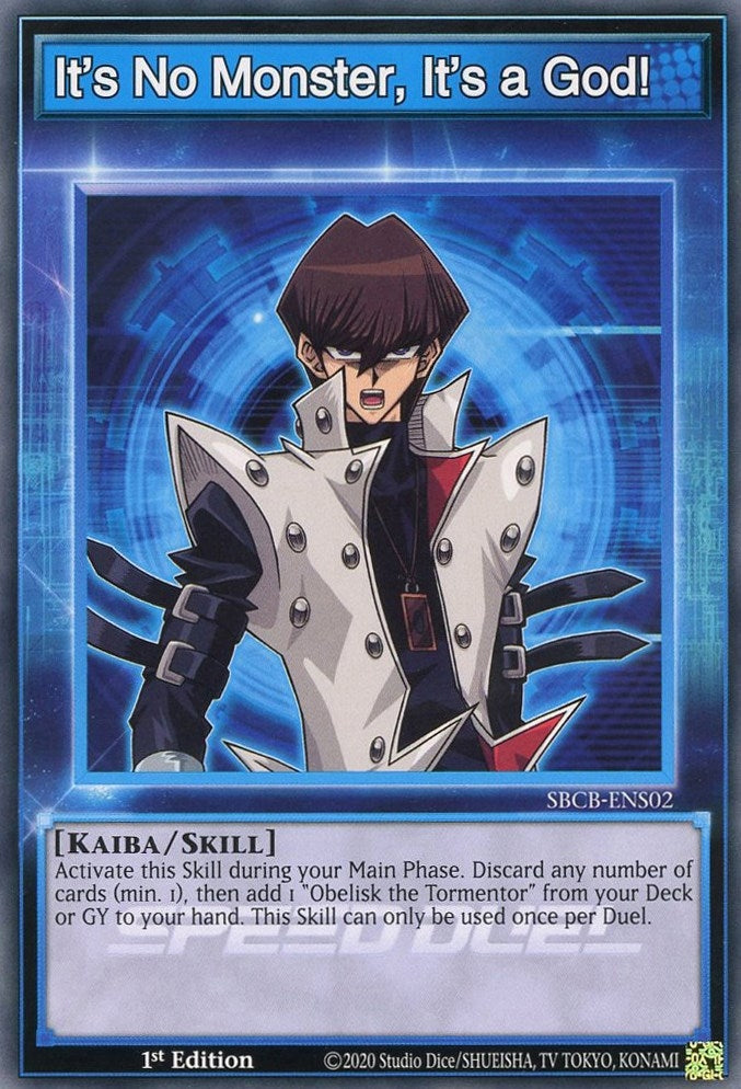 Image for It's No Monster, It's a God! (Speed Duel: Battle City Box) (SBCB-ENS02) - YuGiOh