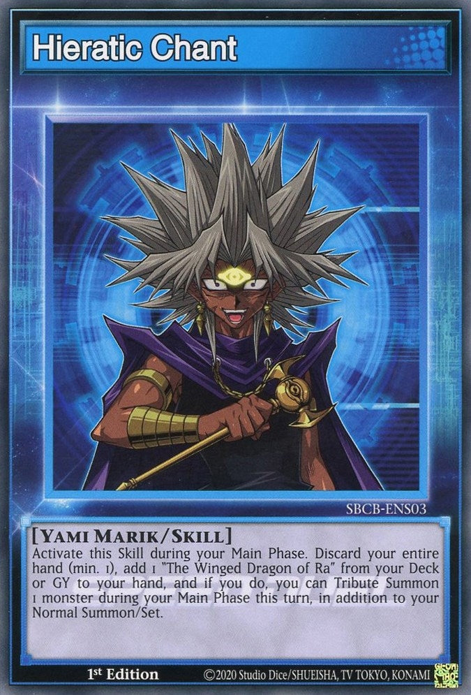 Image for Hieratic Chant (Speed Duel: Battle City Box) (SBCB-ENS03) - YuGiOh