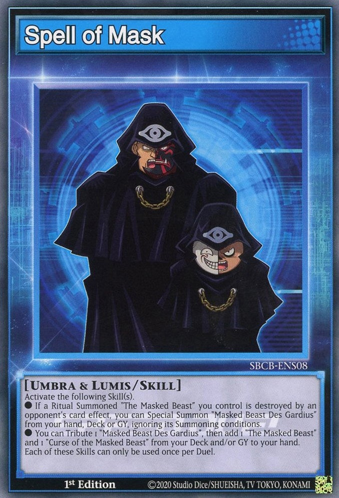 Image for Spell of Mask (Speed Duel: Battle City Box) (SBCB-ENS08) - YuGiOh