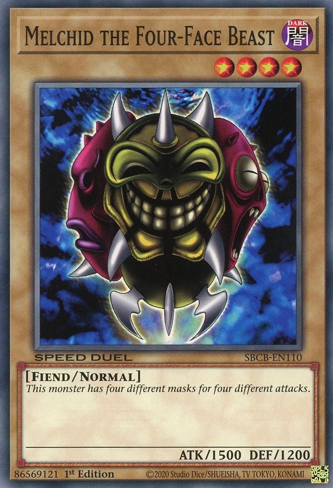 Image for Melchid the Four-Face Beast (Speed Duel: Battle City Box) (SBCB-EN110) - YuGiOh