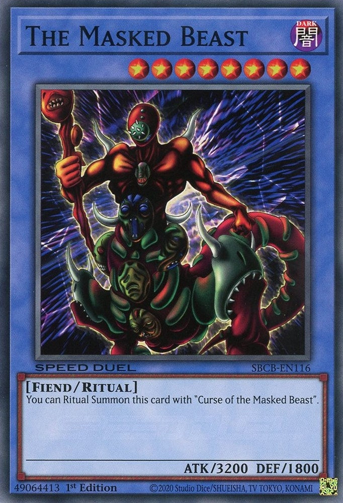 Image for The Masked Beast (Speed Duel: Battle City Box) (SBCB-EN116) - YuGiOh