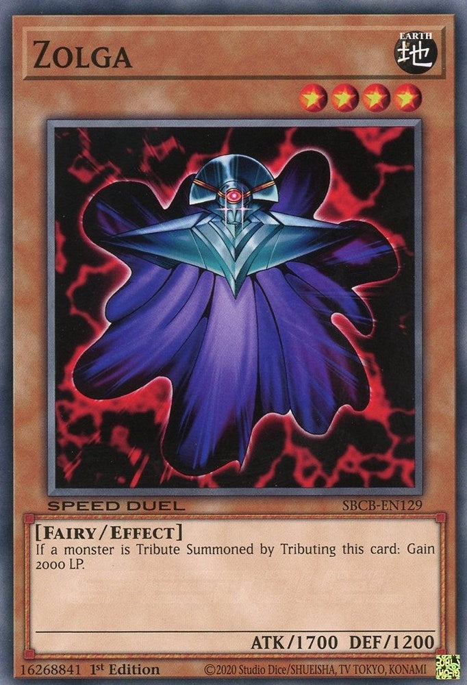 Image for Zolga (Speed Duel: Battle City Box) (SBCB-EN129) - YuGiOh