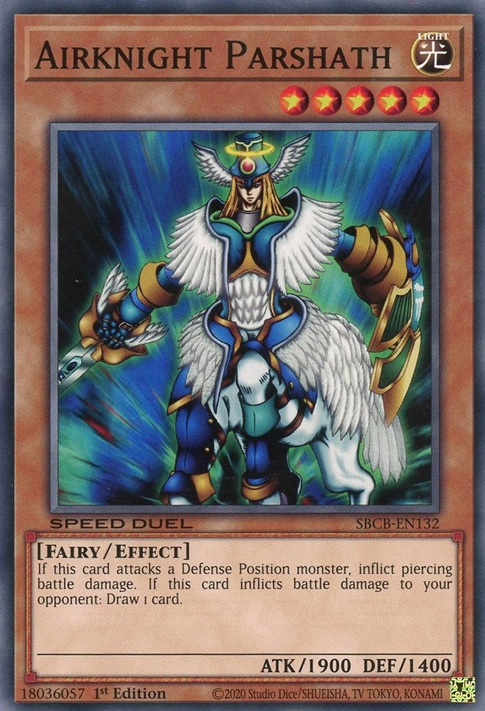 Image for Airknight Parshath (Speed Duel: Battle City Box) (SBCB-EN132) - YuGiOh