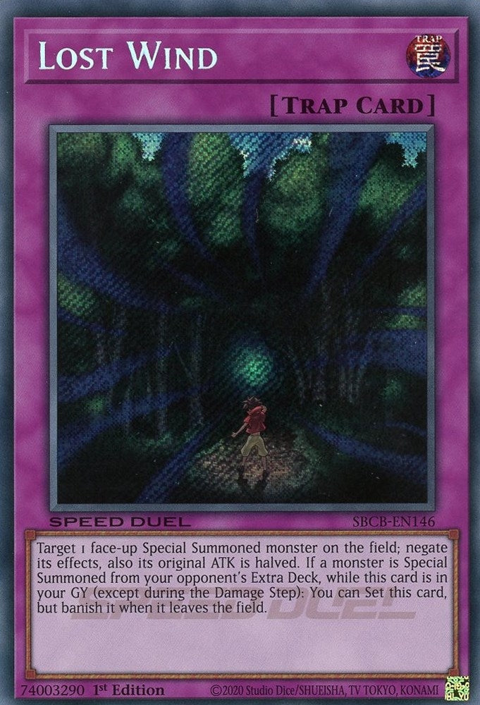 Image for Lost Wind (Secret) (Speed Duel: Battle City Box) (SBCB-EN146) - YuGiOh