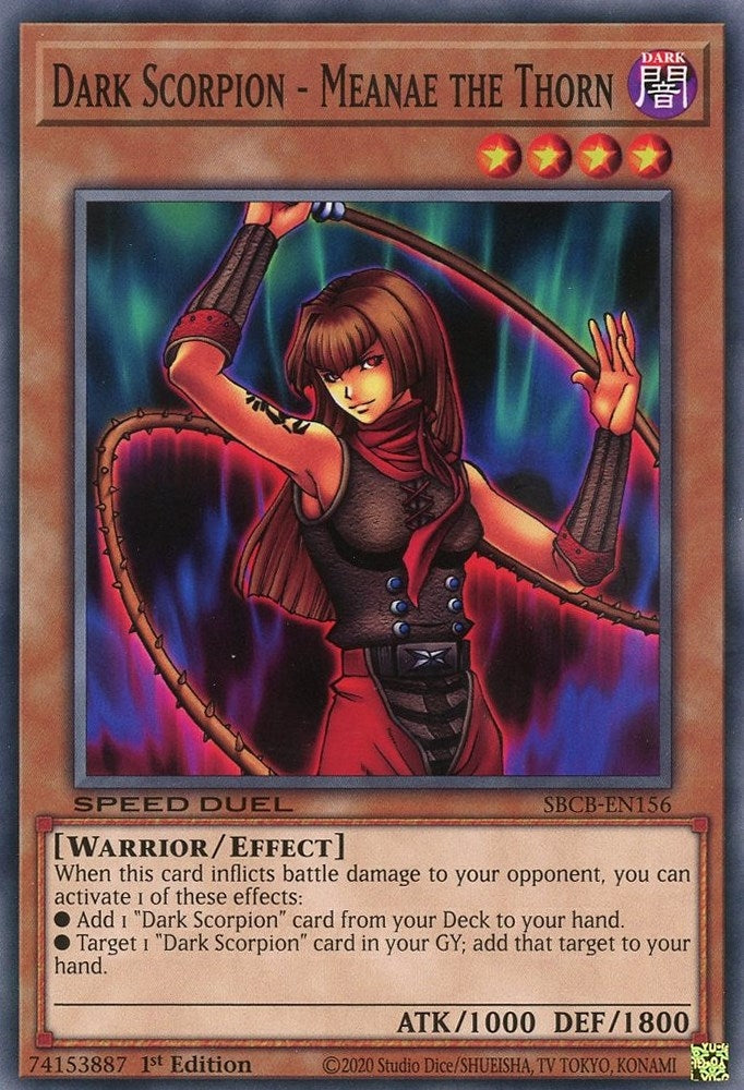 Image for Dark Scorpion - Meanae the Thorn (Speed Duel: Battle City Box) (SBCB-EN156) - YuGiOh