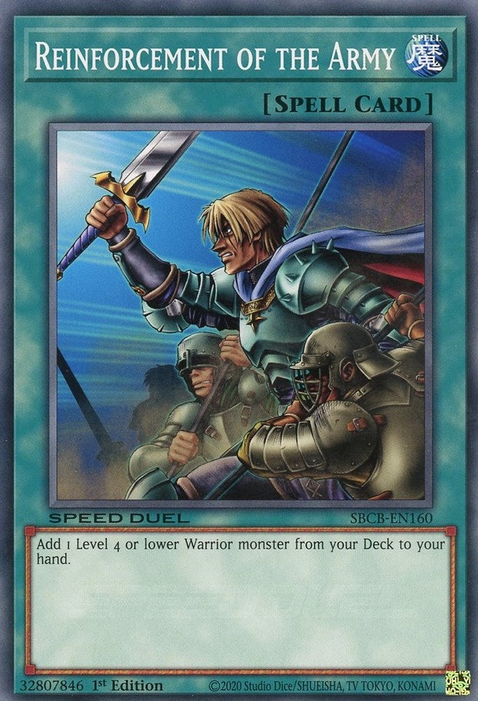 Image for Reinforcement of the Army (Speed Duel: Battle City Box) (SBCB-EN160) - YuGiOh