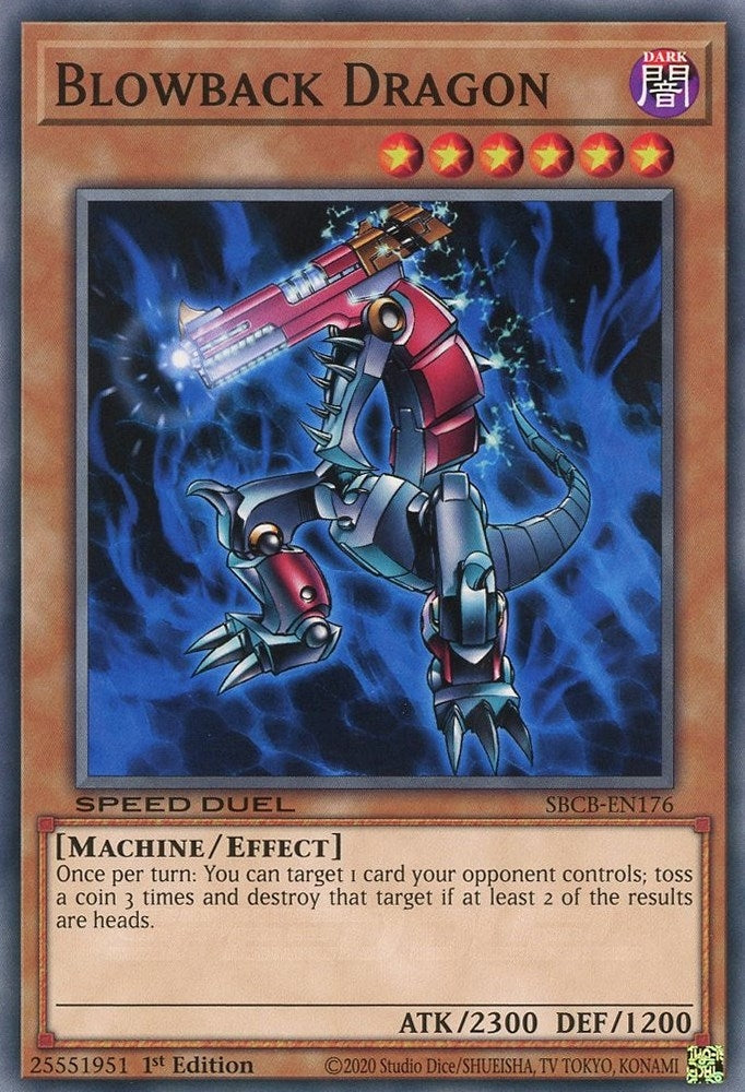 Image for Blowback Dragon (Speed Duel: Battle City Box) (SBCB-EN176) - YuGiOh