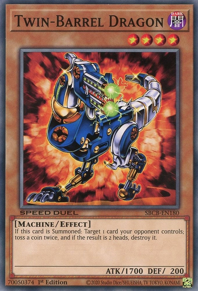 Image for Twin-Barrel Dragon (Speed Duel: Battle City Box) (SBCB-EN180) - YuGiOh