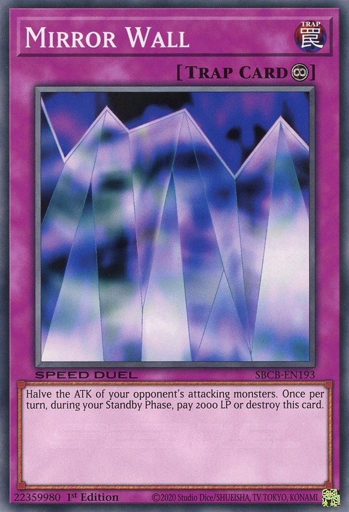 Image for Mirror Wall (Speed Duel: Battle City Box) (SBCB-EN193) - YuGiOh