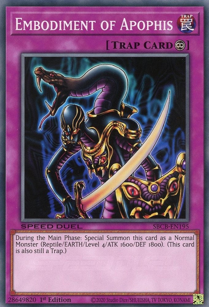 Image for Embodiment of Apophis (Speed Duel: Battle City Box) (SBCB-EN195) - YuGiOh