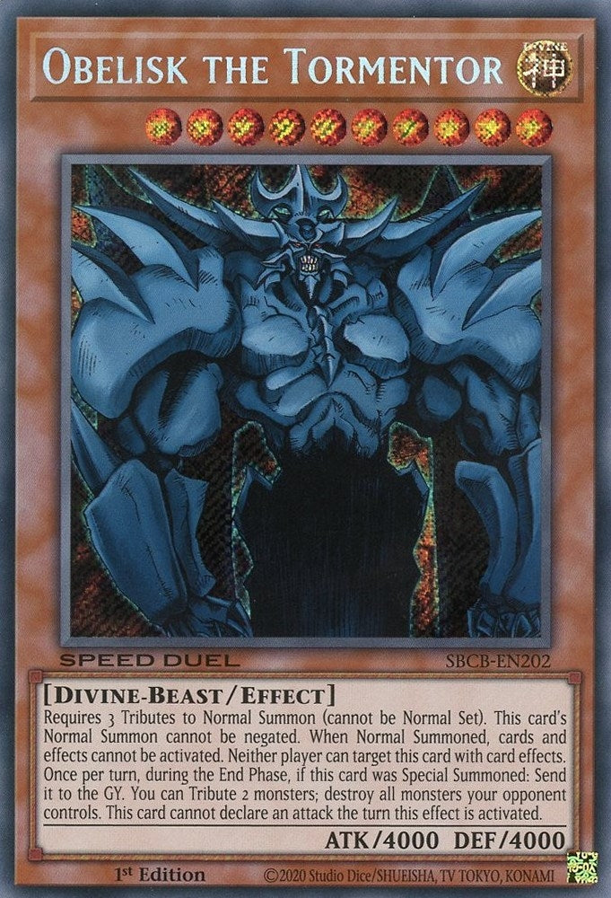 Image for Obelisk the Tormentor (Speed Duel: Battle City Box) (SBCB-EN202) - YuGiOh