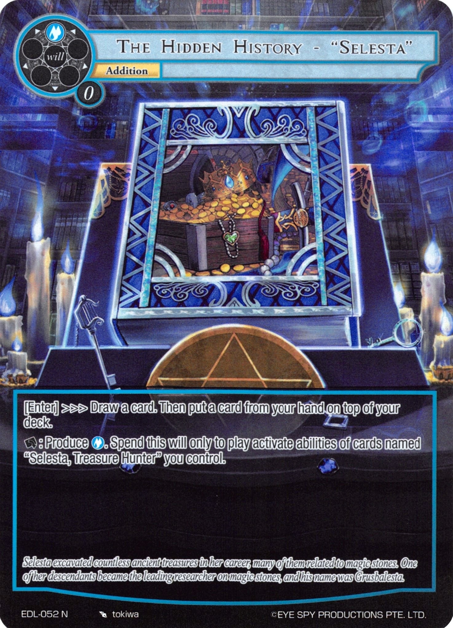 Image for The Hidden History - "Selesta" (Full Art) (The Epic of the Dragon Lord) (EDL-052) - Force of Will