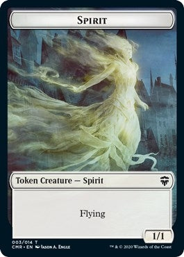 Image for Spirit // Zombie Double-Sided Token (Commander Legends) (3 // 6) - Magic: The Gathering
