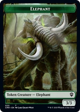 Image for Elephant // Soldier Double-Sided Token (Commander Legends) (20 // 16) - Magic: The Gathering