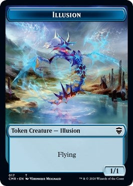 Image for Illusion // Plant Double-Sided Token (Commander Legends) (17 // 21) - Magic: The Gathering