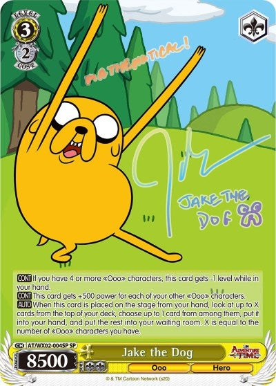 Image for Jake the Dog (SP) (Adventure Time) (AT/WX02-004SP SP) - Weiss Schwarz