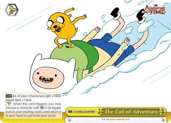 Image for The Call of Adventure (RRR) (Adventure Time) (AT/WX02-035R RRR) - Weiss Schwarz