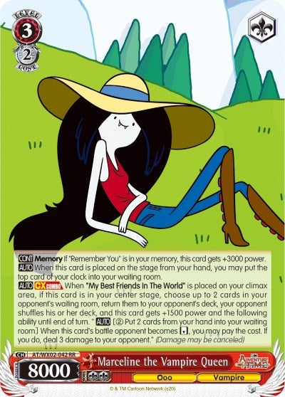 Image for Marceline the Vampire Queen (Adventure Time) (AT/WX02-042 RR) - Weiss Schwarz