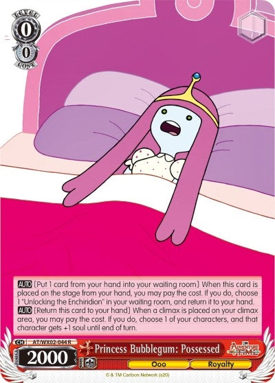 Image for Princess Bubblegum: Possessed (Adventure Time) (AT/WX02-044 R) - Weiss Schwarz