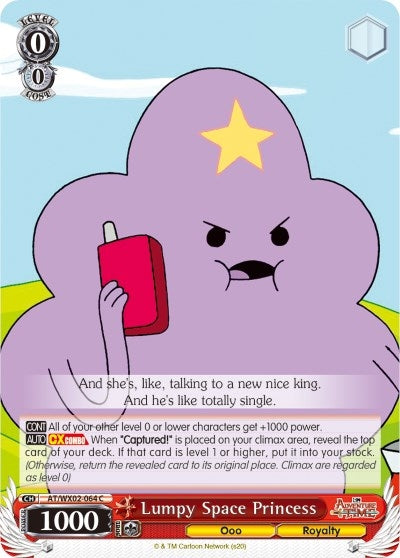 Image for Lumpy Space Princess (Adventure Time) (AT/WX02-064 C) - Weiss Schwarz