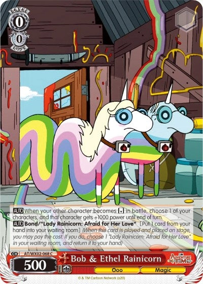 Image for Bob & Ethel Rainicorn (Adventure Time) (AT/WX02-068 C) - Weiss Schwarz