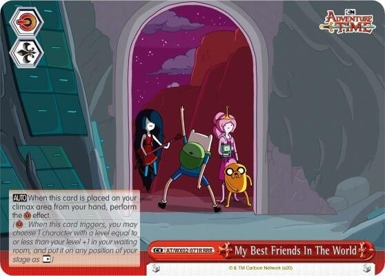 Image for My Best Friends In The World (RRR) (Adventure Time) (AT/WX02-071R RRR) - Weiss Schwarz