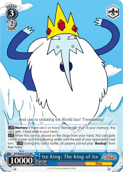 Image for Ice King: The King of Ice (Adventure Time) (AT/WX02-075 RR) - Weiss Schwarz