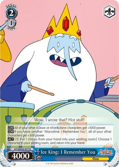 Image for Ice King: I Remember You (Adventure Time) (AT/WX02-077 R) - Weiss Schwarz