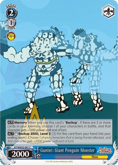 Image for Gunter: Giant Penguin Monster (Adventure Time) (AT/WX02-091 C) - Weiss Schwarz