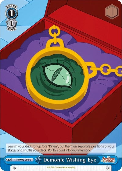 Image for Demonic Wishing Eye (Adventure Time) (AT/WX02-095 U) - Weiss Schwarz