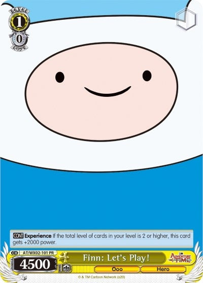 Image for Finn: Let's Play! (Adventure Time) (AT/WX02-101 PR) - Weiss Schwarz