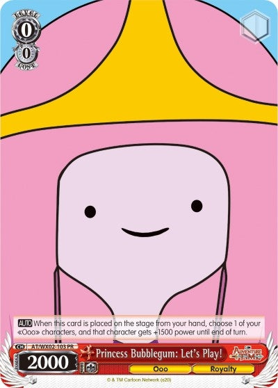 Image for Princess Bubblegum: Let's Play! (Adventure Time) (AT/WX02-103 PR) - Weiss Schwarz