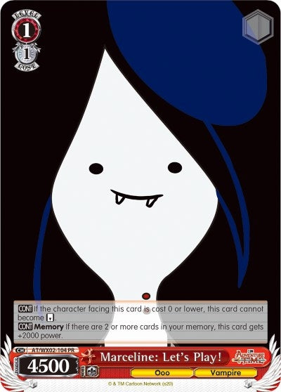 Image for Marceline: Let's Play! (Adventure Time) (AT/WX02-104 PR) - Weiss Schwarz