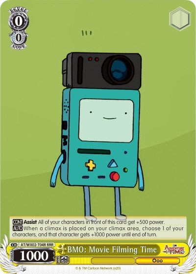 Image for BMO: Movie Filming Time (RRR) (Adventure Time) (AT/WX02-T04R RRR) - Weiss Schwarz