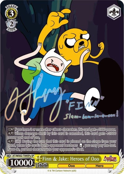 Image for Finn & Jake: Heroes of Ooo (SP) (A) (Adventure Time) (AT/WX02-T09SPa SP) - Weiss Schwarz