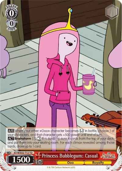 Image for Princess Bubblegum: Casual (Adventure Time) (AT/WX02-T12 TD) - Weiss Schwarz