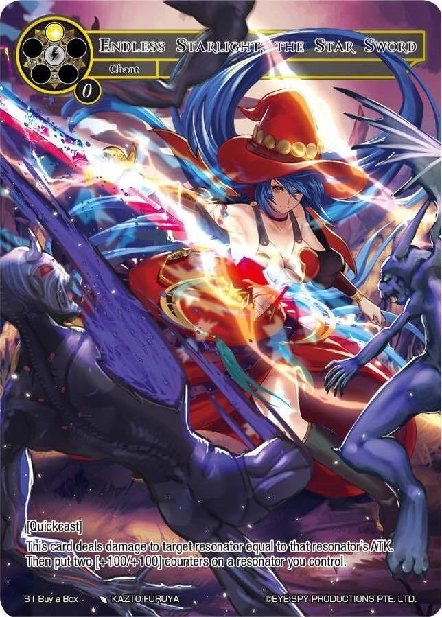 Image for Endless Starlight, the Star Sword (Promo Cards) (S1 Buy a Box 1) - Force of Will