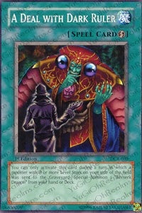 Image for A Deal with Dark Ruler (Dark Crisis) (DCR-030) - YuGiOh