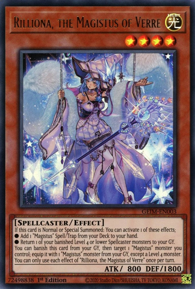 Image for Rilliona, the Magistus of Verre (Genesis Impact) (GEIM-EN003) - YuGiOh