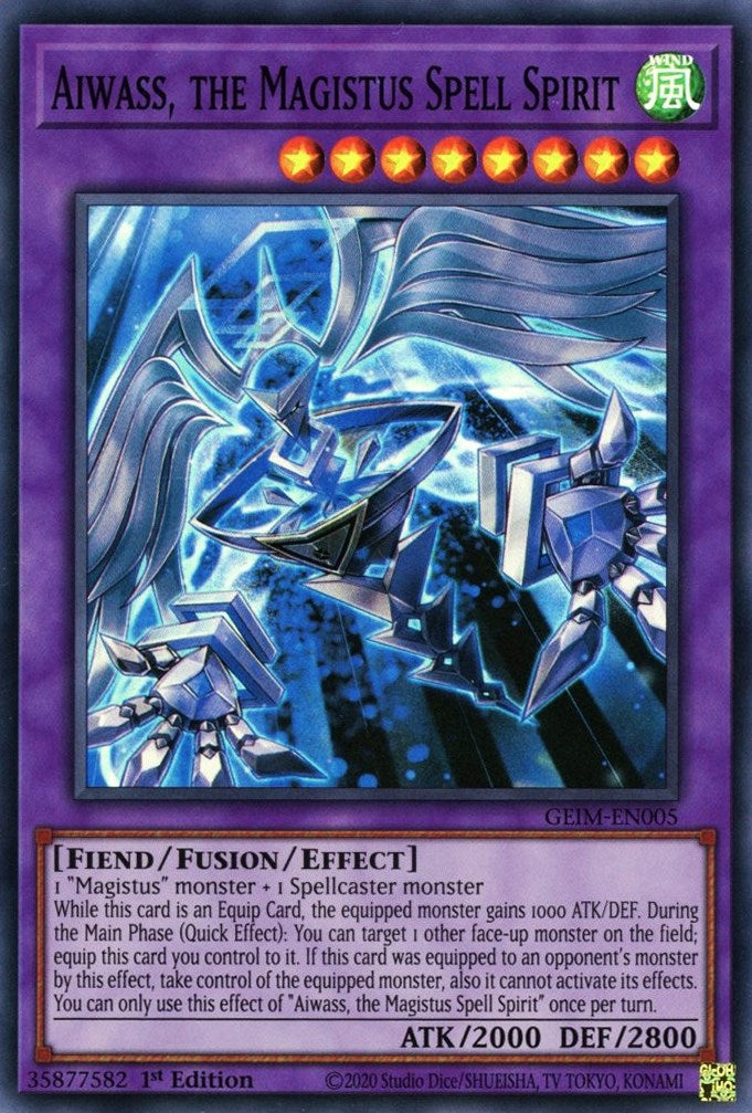 Image for Aiwass, the Magistus Spell Spirit (Genesis Impact) (GEIM-EN005) - YuGiOh