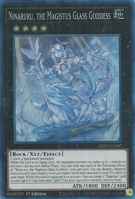 Image for Ninaruru, the Magistus Glass Goddess (CR) (Genesis Impact) (GEIM-EN007) - YuGiOh