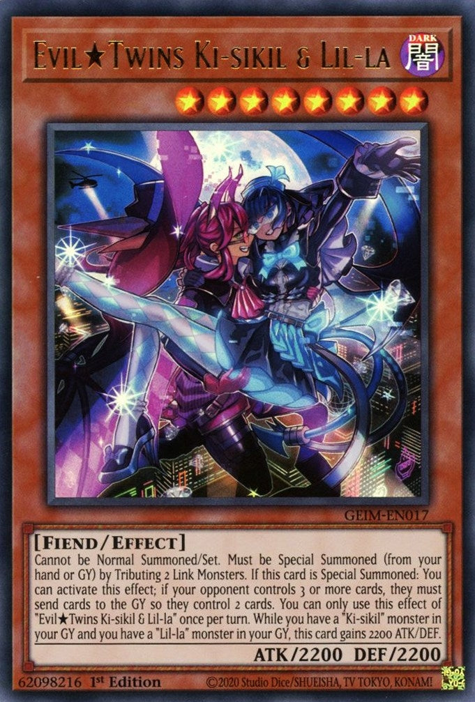 Image for Evil Twins Ki-sikil & Lil-la (Genesis Impact) (GEIM-EN017) - YuGiOh