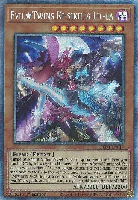Image for Evil Twins Ki-sikil & Lil-la (CR) (Genesis Impact) (GEIM-EN017) - YuGiOh