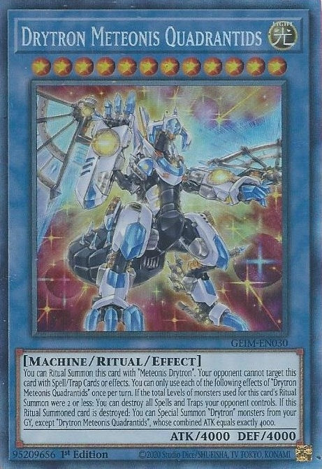 Image for Drytron Meteonis Quadrantids (CR) (Genesis Impact) (GEIM-EN030) - YuGiOh