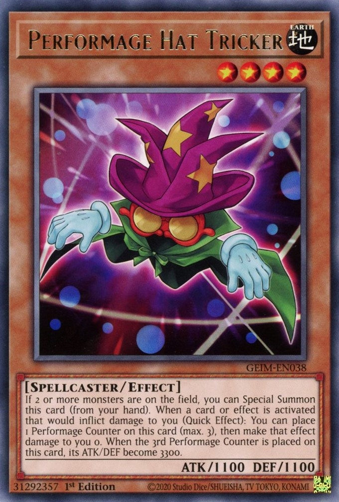 Image for Performage Hat Tricker (Genesis Impact) (GEIM-EN038) - YuGiOh