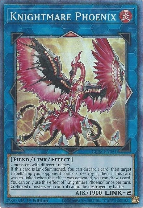 Image for Knightmare Phoenix (CR) (Genesis Impact) (GEIM-EN051) - YuGiOh