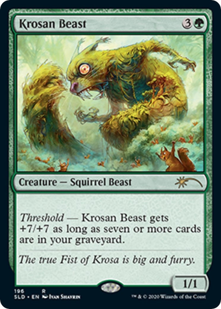 Image for Krosan Beast (Secret Lair Drop Series) (196) - Magic: The Gathering