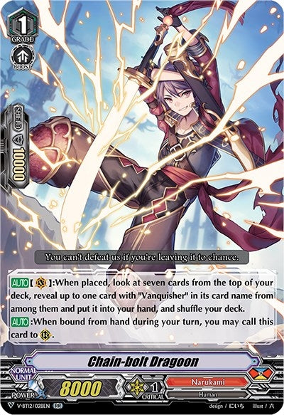 Image for Chain-bolt Dragoon (V-BT12: Divine Lightning Radiance) (V-BT12/028EN) - Cardfight Vanguard