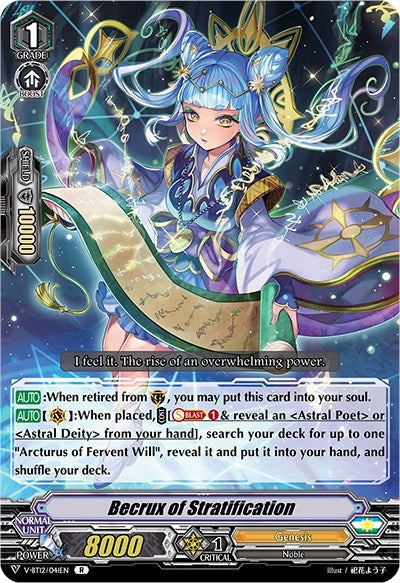 Image for Becrux of Stratification (V-BT12: Divine Lightning Radiance) (V-BT12/041EN) - Cardfight Vanguard