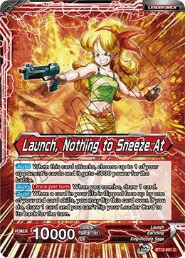 Image for Launch // Launch, Nothing to Sneeze At (Vicious Rejuvenation) (BT12-001) - Dragon Ball Super: Masters